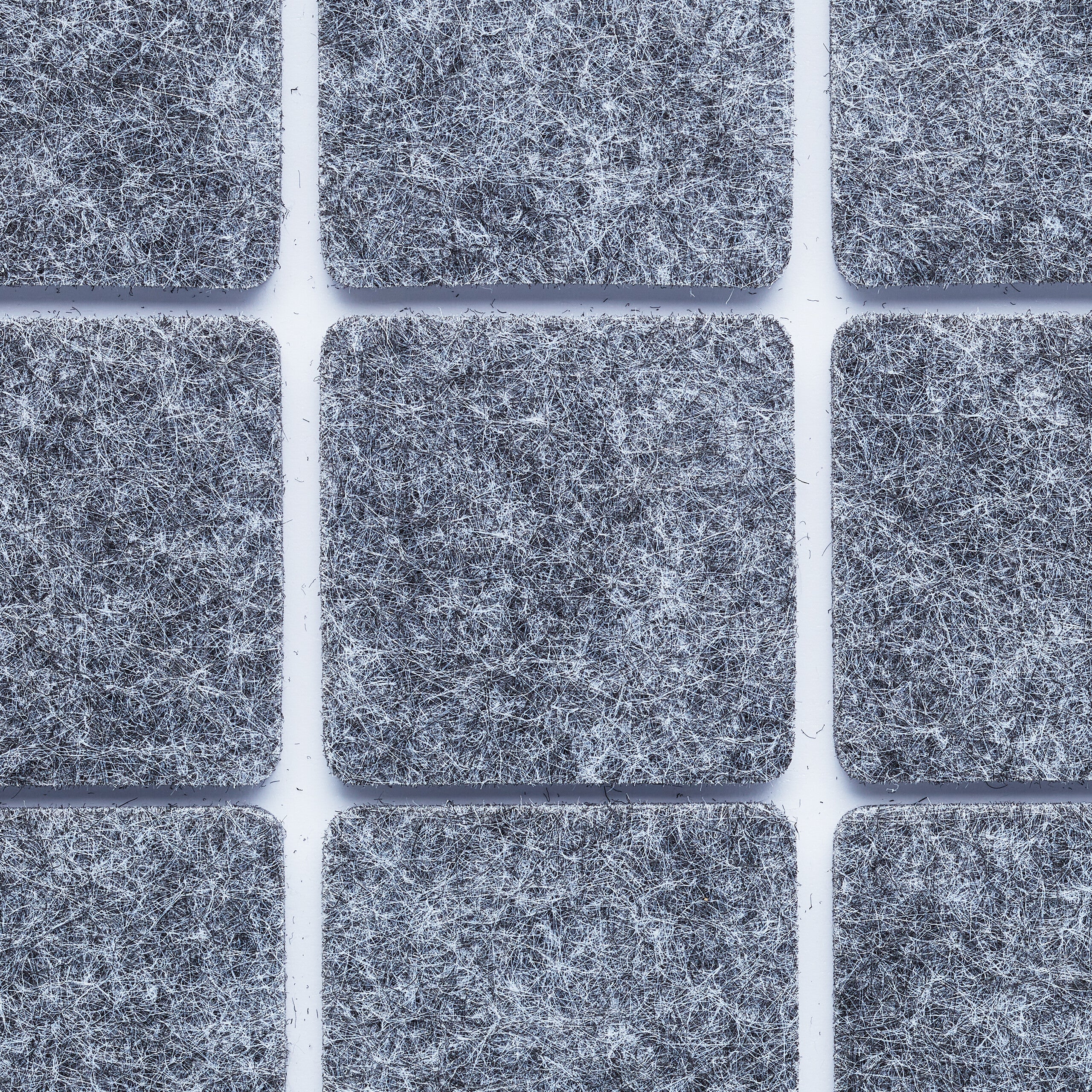 Patins autoadhésifs, lot 180, amortisseurs ronds & carrés, protection des rayures, en feutre, meubles, gris, Relaxdays - 7