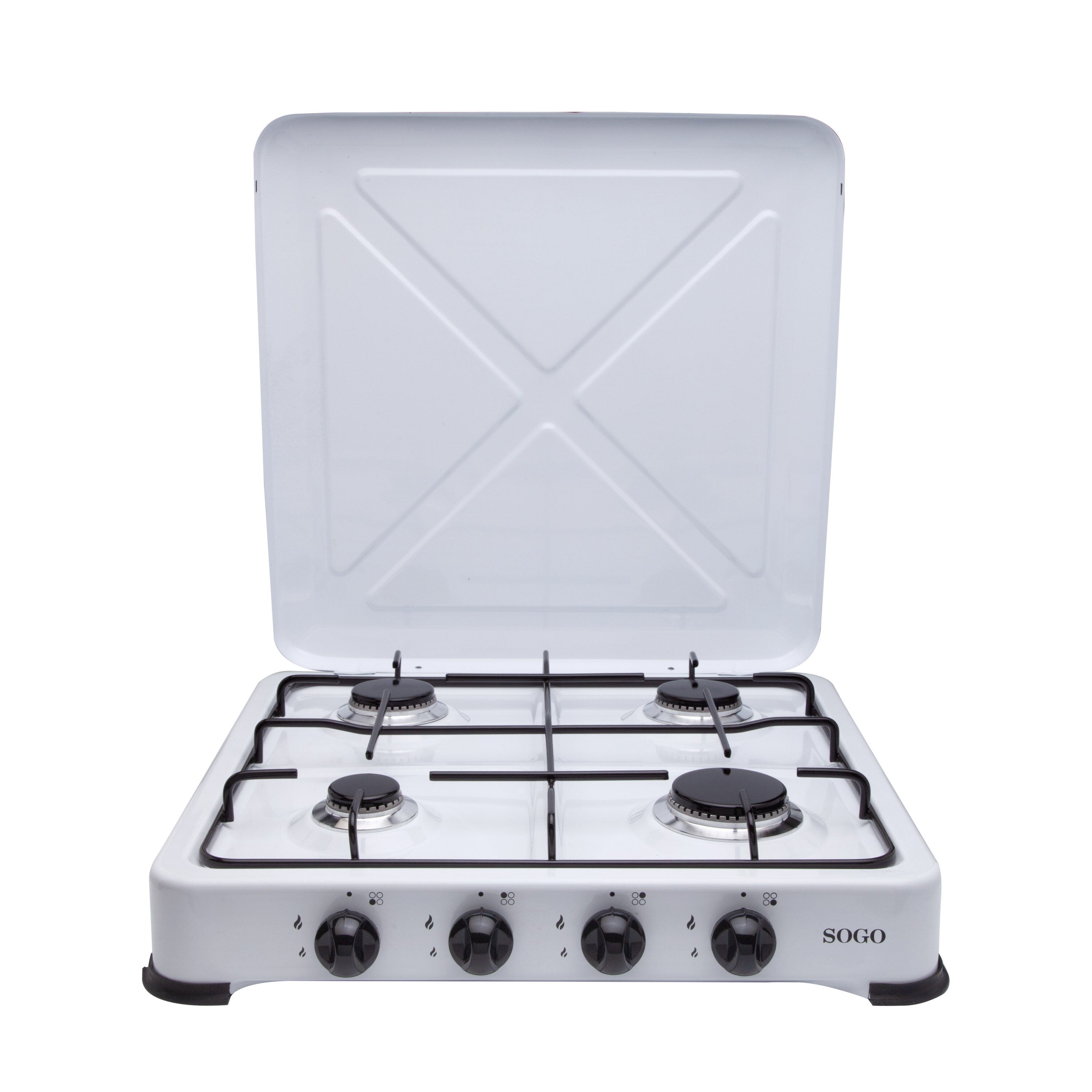 Sogo Cocina De Gas De 4 Fuegos Blanco , Leroy Merlin
