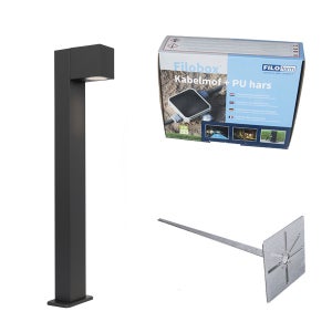 Éclairage De Terrasse Et D'allée De Jardin Baleno - 1 Lumière - L 151