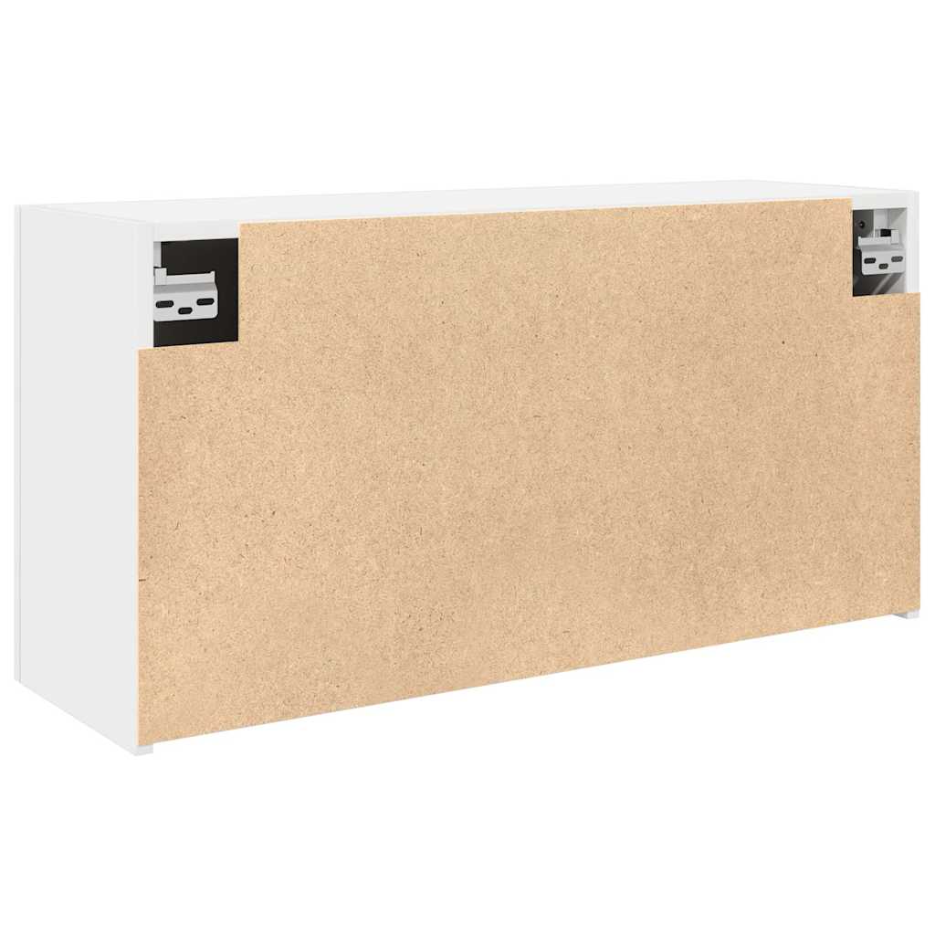Armadio da parete bagno Legno ingegnerizzato 80x25x40 cm Spazioso Adatto al bagno Bianco – ComfortXL - 7