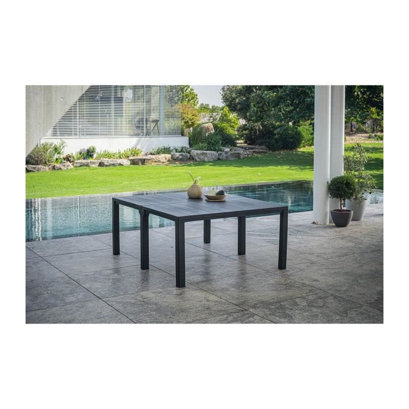 Tavolo Da Pranzo Per Esterno A Doppia Configurazione 3 Metri Julie Double Keter Grafite - 2
