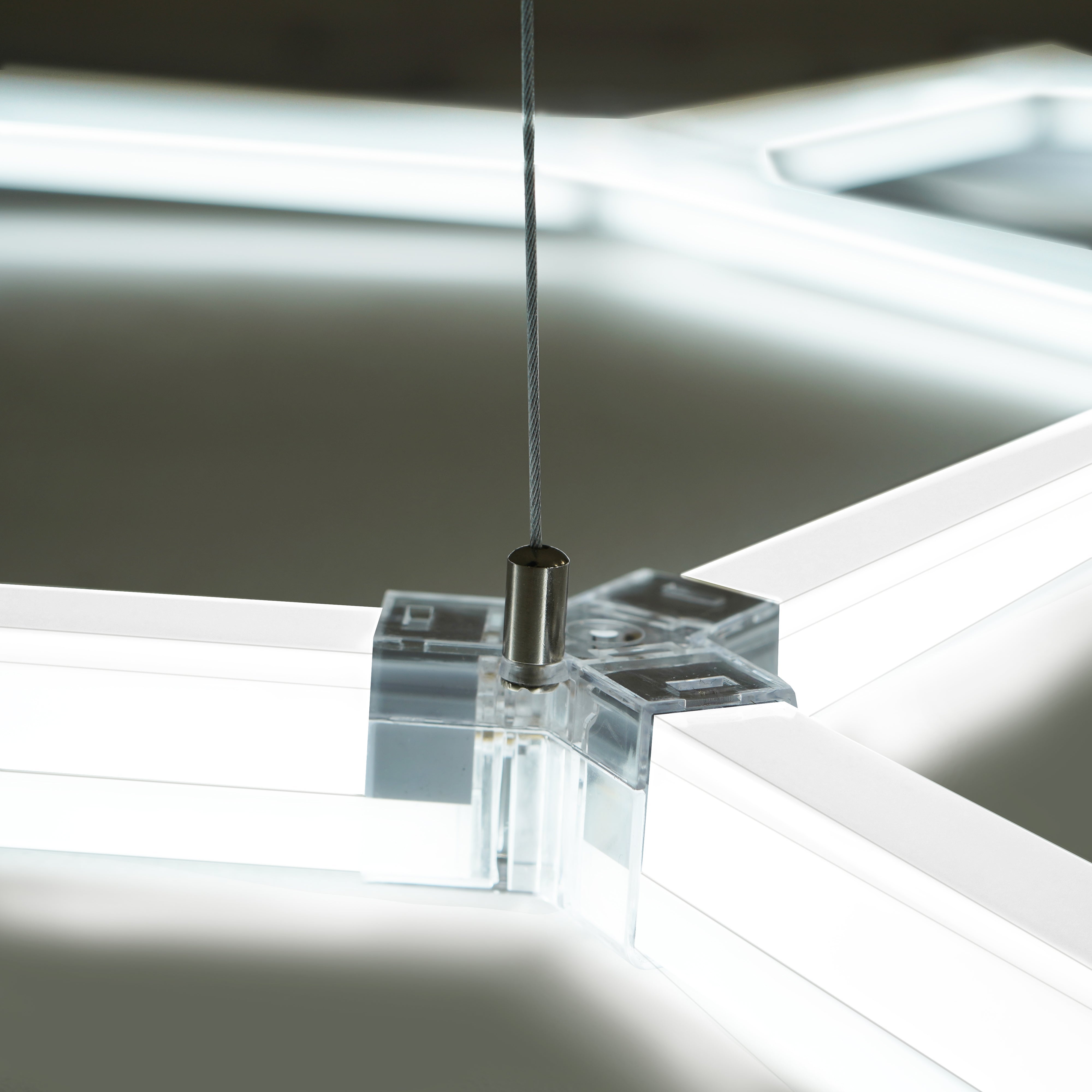 Kit Illuminazione LED Esagonale 14x con Cornice, 6000K, CRI 90, 20.000h, 57x Tubi 440mm + 12x Tubi 1175mm, Montaggio a - 9