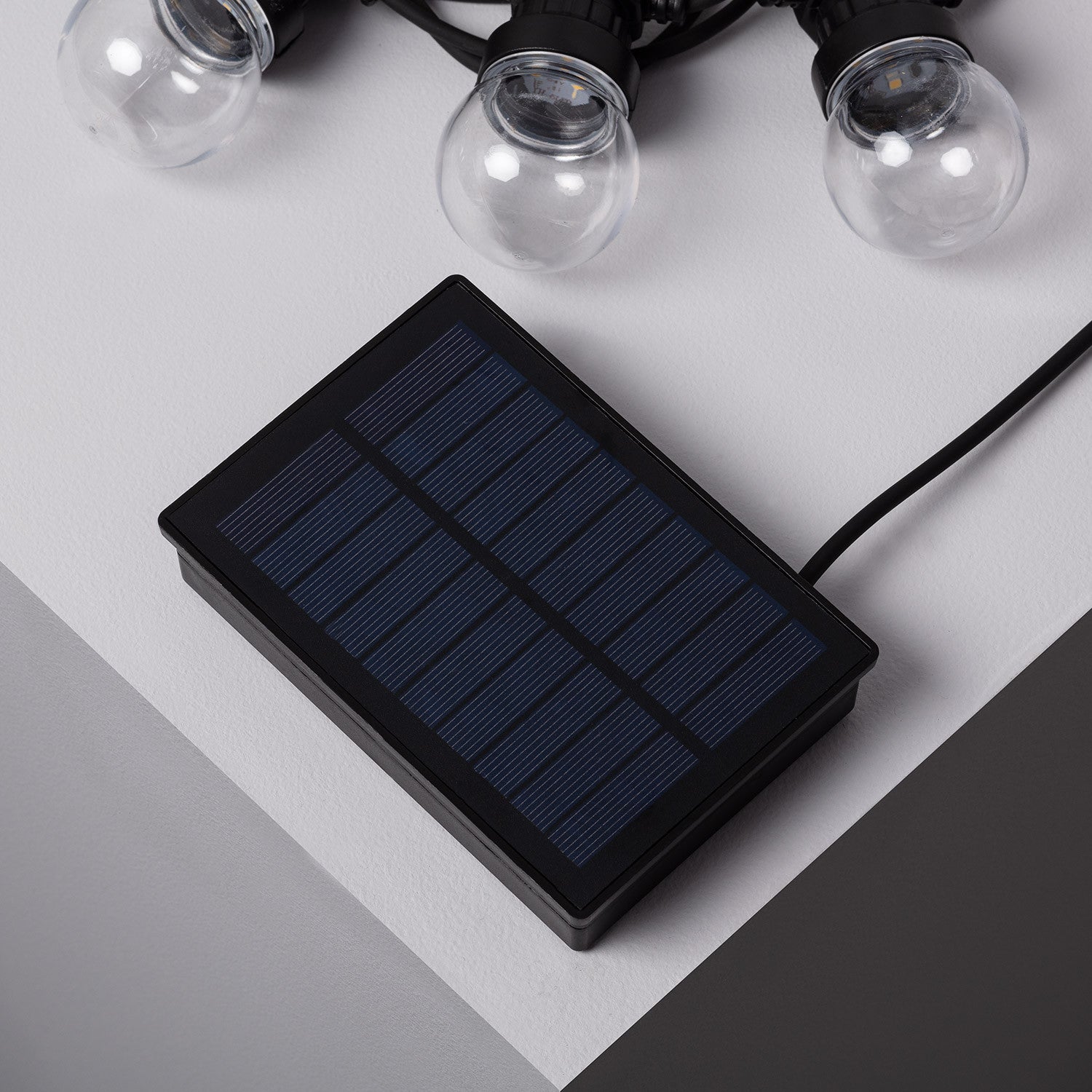 Ghirlanda LED Solare per Esterni di Lampadine Kepler 7m Trasparente | Ideale per Natale PC - 3
