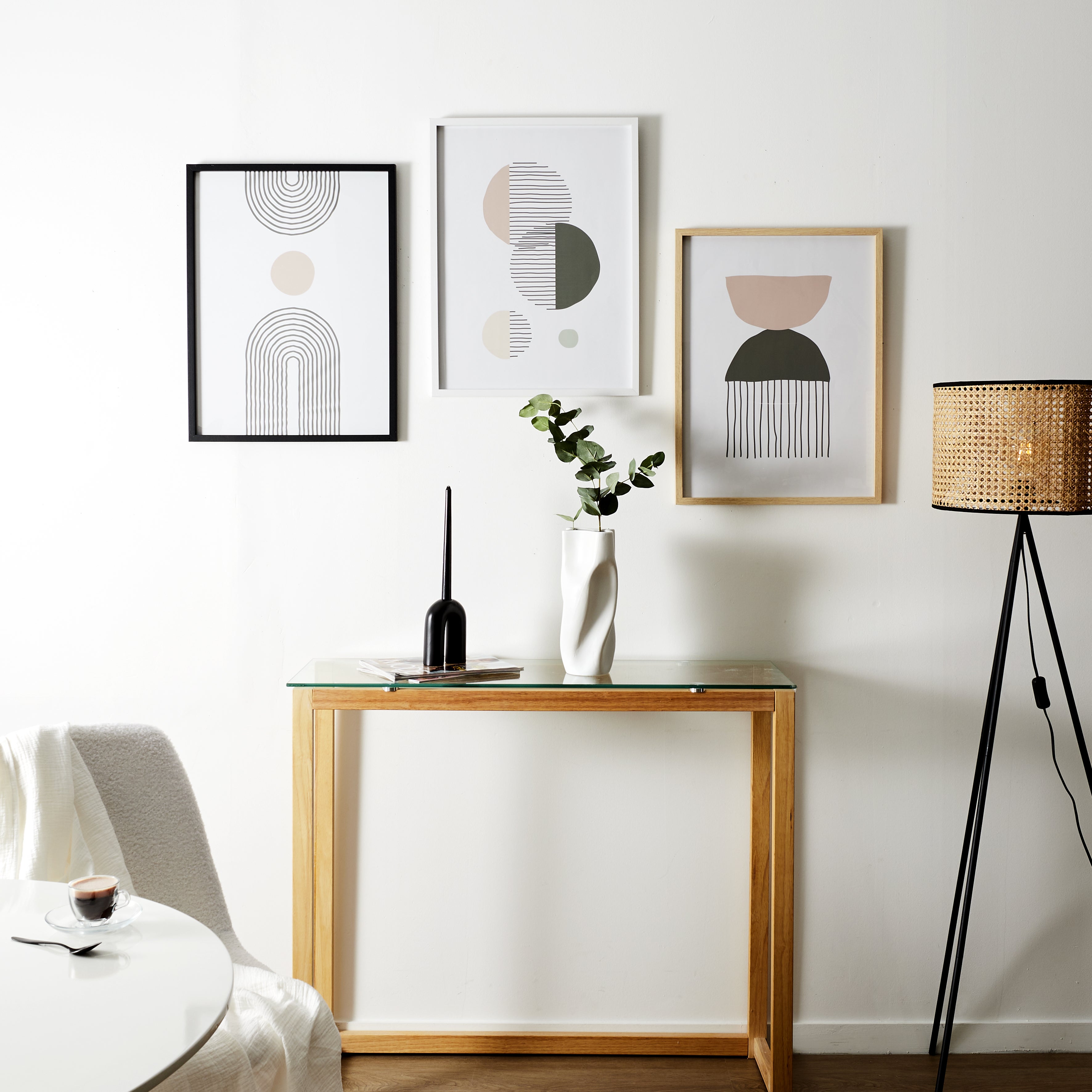 Lot De 3 Tableaux Décoratifs Mural - Home Deco Factory - Modernes ...
