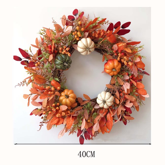 Kit Déco Automne/Halloween/Thanksgiving - 70 Pièces (Citrouilles, Feuilles, Pommes De Pin) - Pour Couronnes, Centres De Table, Guirlandes
