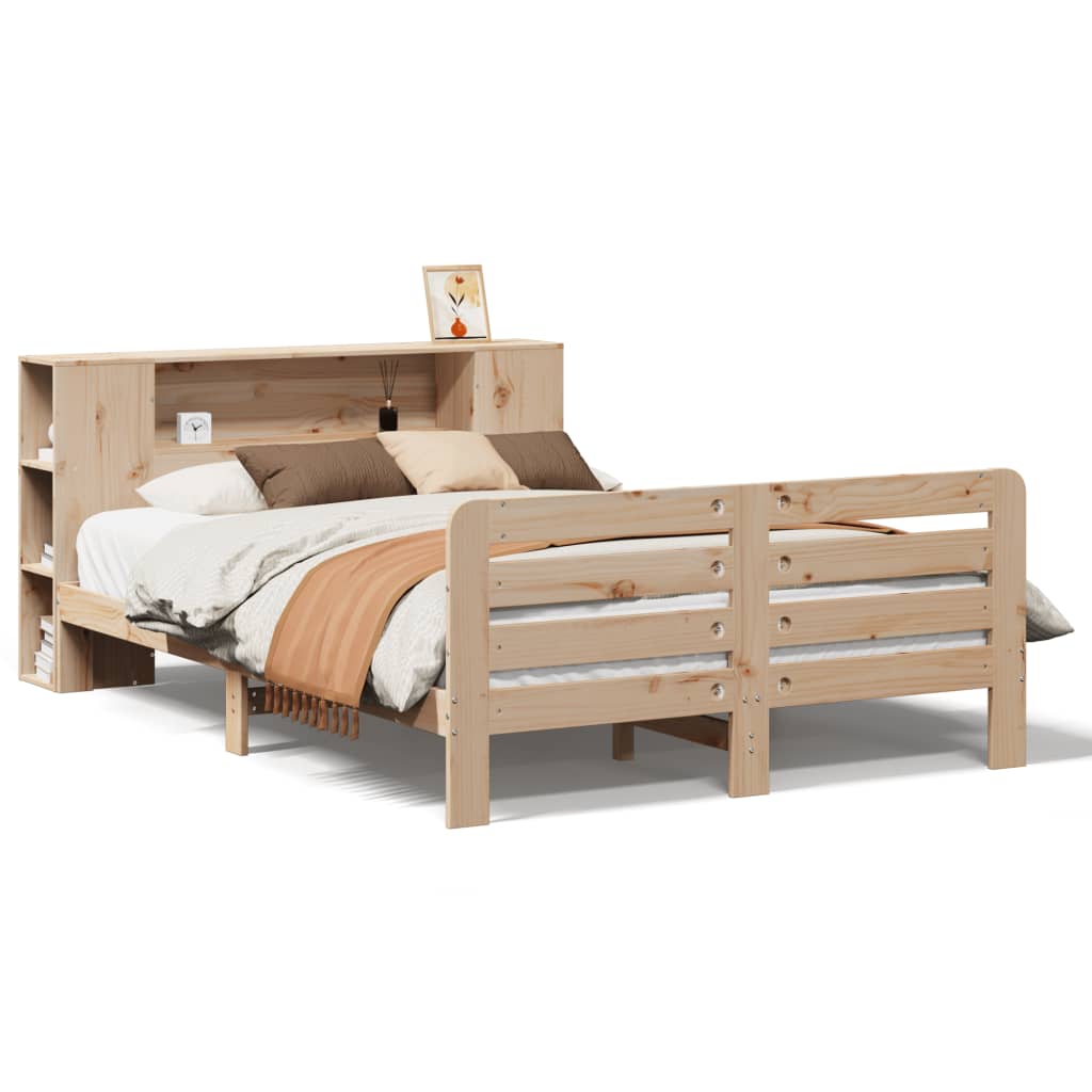 Lit Double | Lit Adulte | Cadre de lit sans matelas 120x200 cm bois de ...