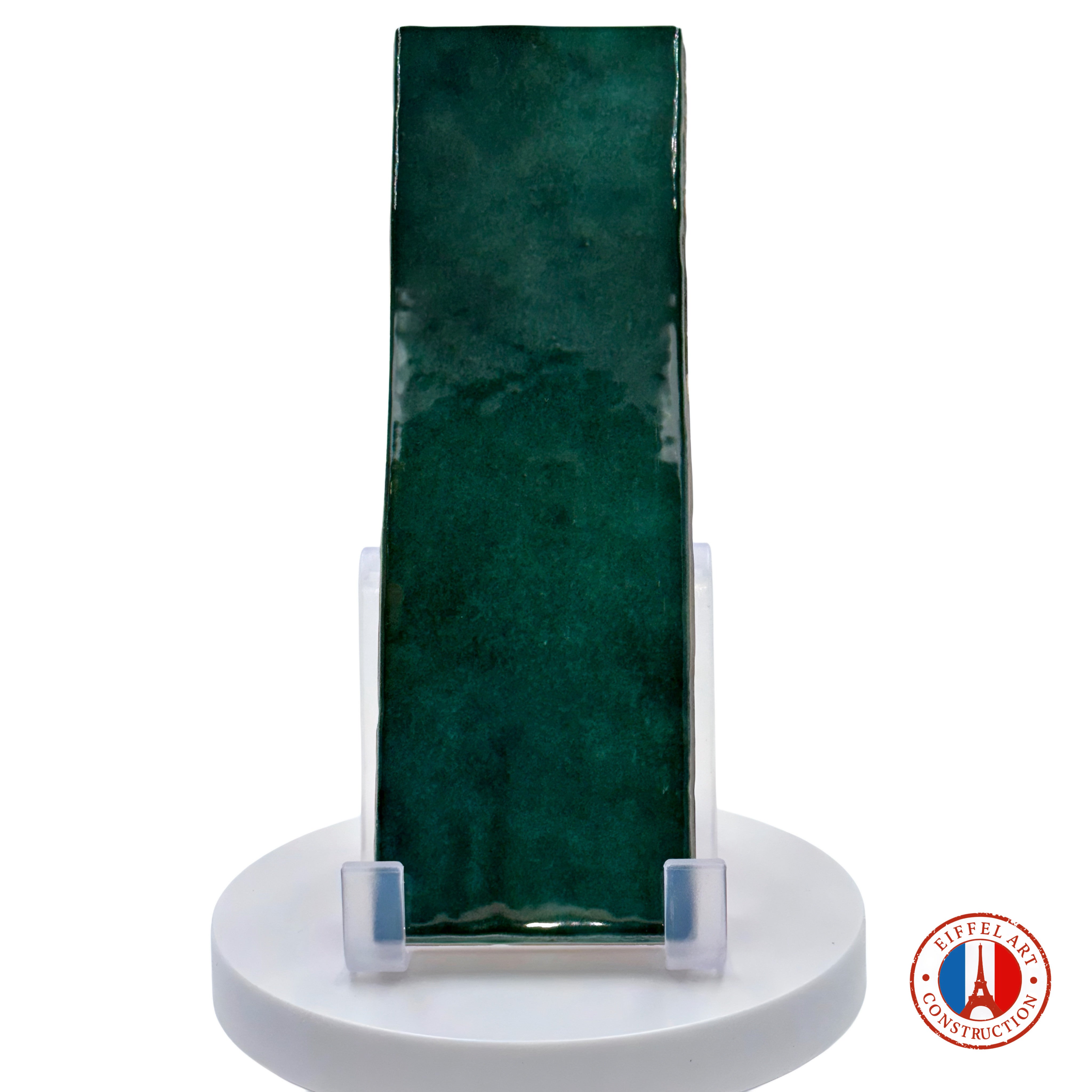 Carrelage mur effet zellige bejmat vert 6,5x20 cm ARTISAN MOSS GREEN(vendu par boite de 0.50m2) - 2