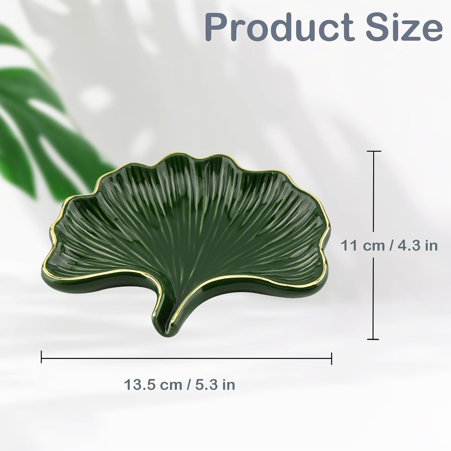 Portasapone a forma di foglia Portasapone autoslavante per sapone da bar, Scatola di sapone decorativa a forma di foglia resistente, Vassoio per piatti da bagno, Forniture per doccia da bagno