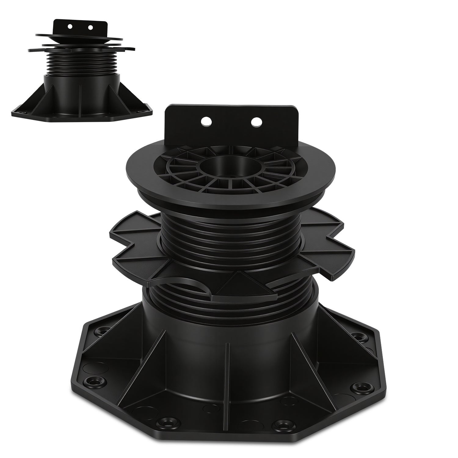 Wspornik do tarasu drewno 75-145 mm powierzchnia matowa kompensacja nachylenia 0-5% 100 sztuk