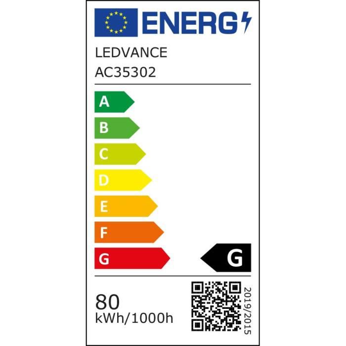 Tubo halógeno 80W ~ 1400Lm (equiv. 100W) R7S 78 mm 2800K - 4