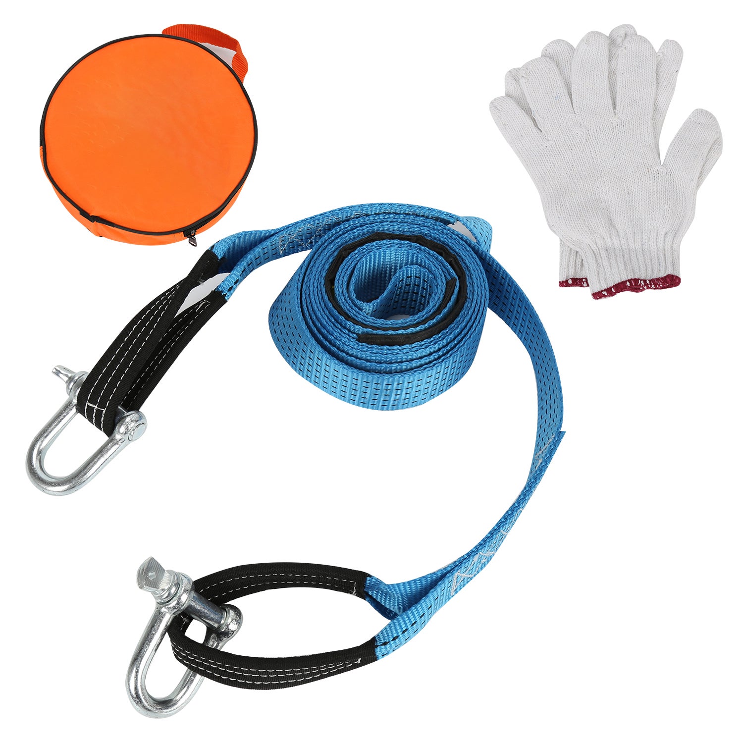 10 Cordini Per Staff In Poliestere Con Gancio A J E Rottura Di Sicurezza, Larghezza 20 Mm, Colore Bianco - 4