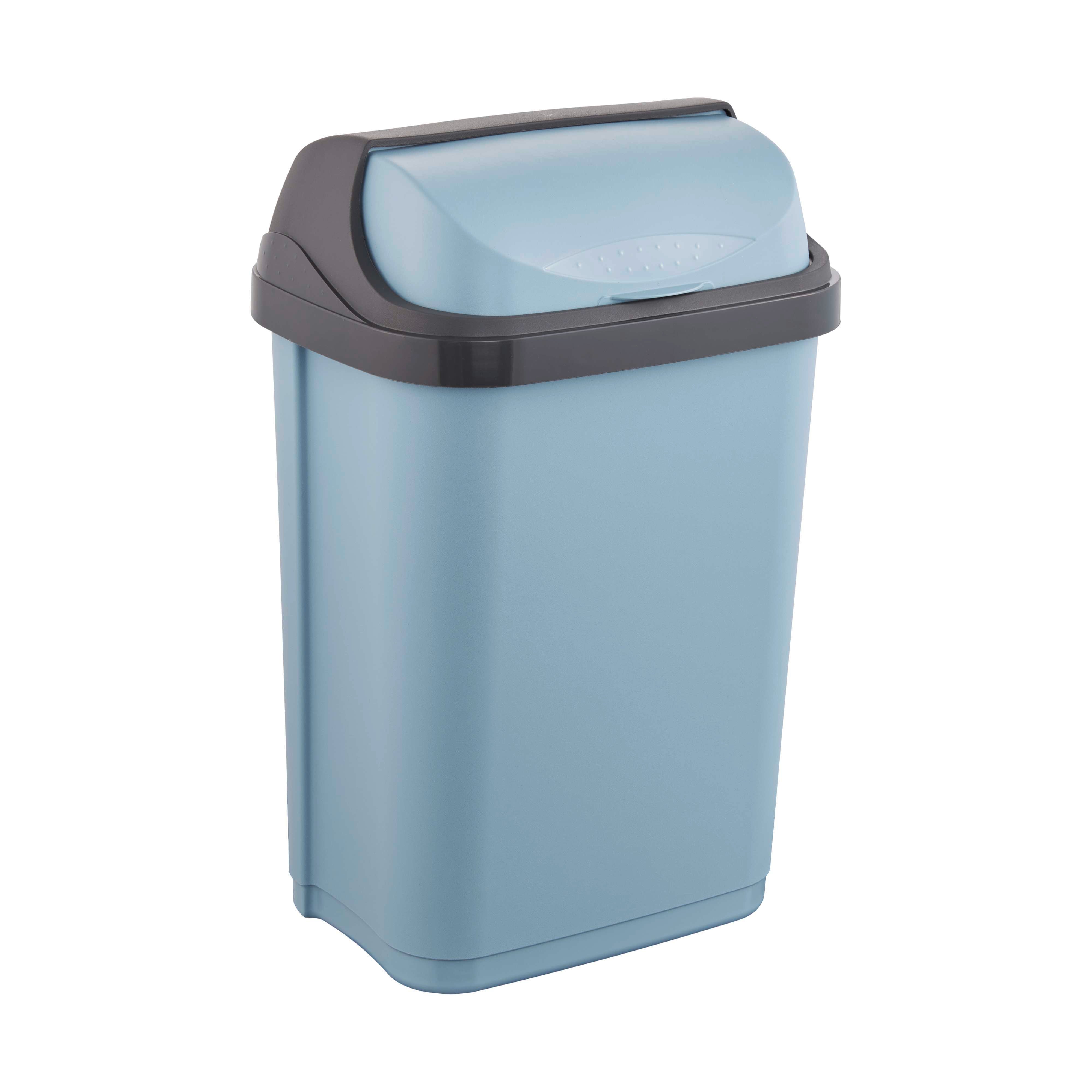 Kosz na śmieci z odchylaną pokrywą Keeeper Rasmus 10 l Nordic blue 1 szt.