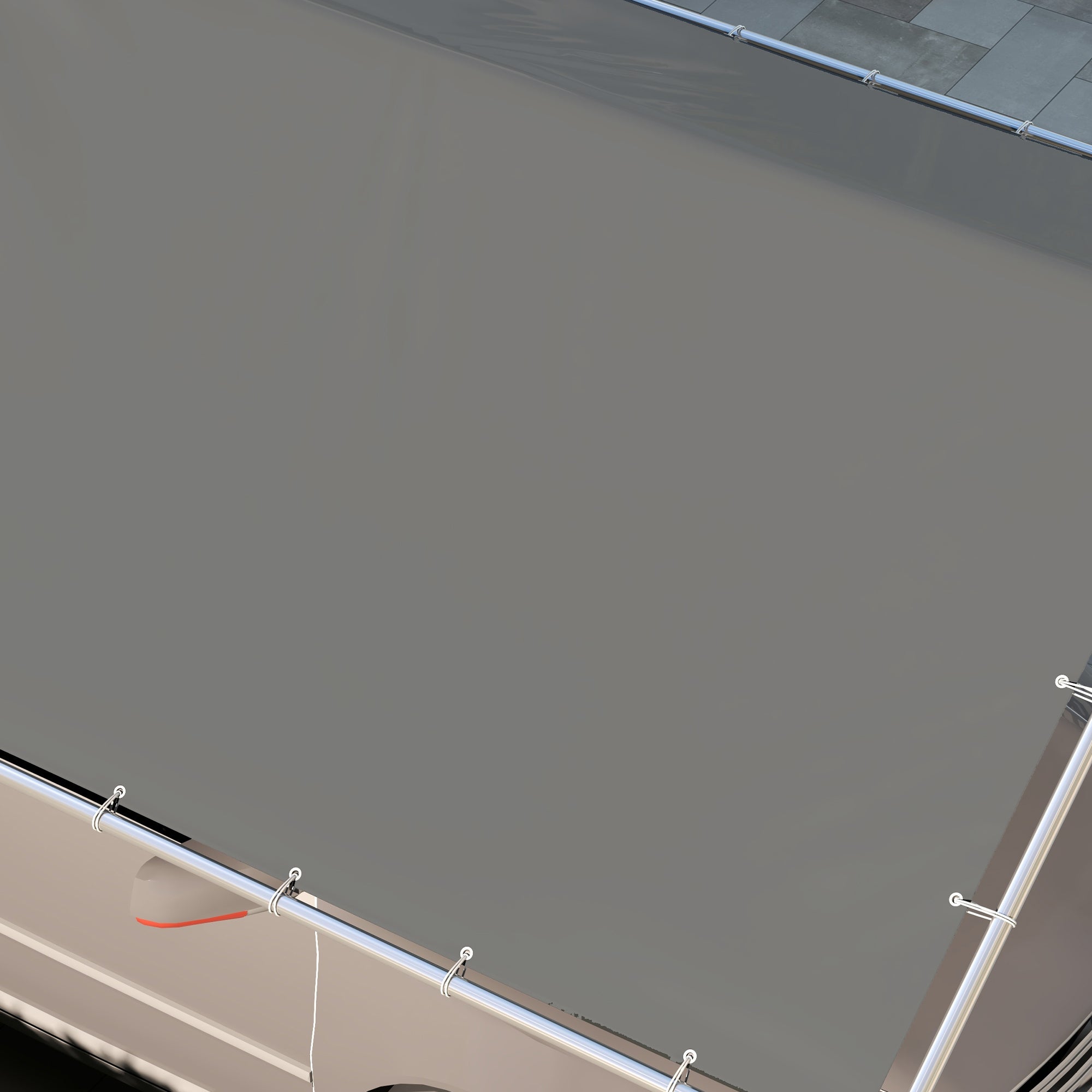 Toile de remplacement pour carport PE Outsunny - 9