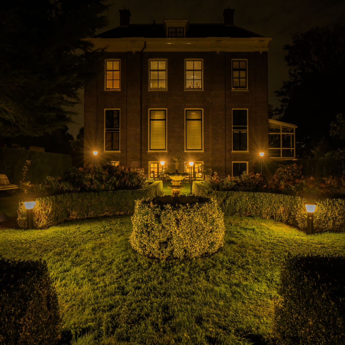 Lámpara solar Iplux® Oslo con pie de 38 cm - Alta calidad - Duración de combustión 15 horas - 4