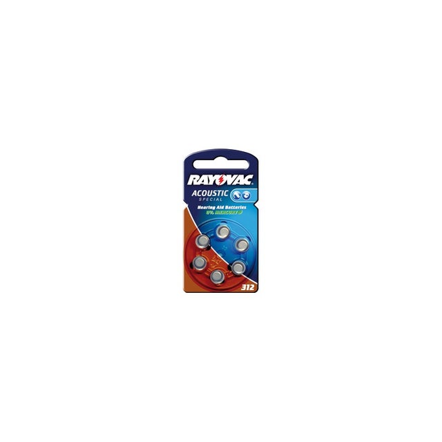 Blister de 6 Piles S.312 6-er Blister