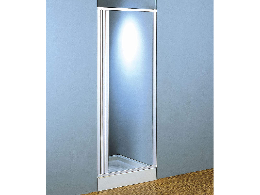 Porte de douche accordéon en pvc 110-80 cm H 185 mod. Nova Kit Porte - 9