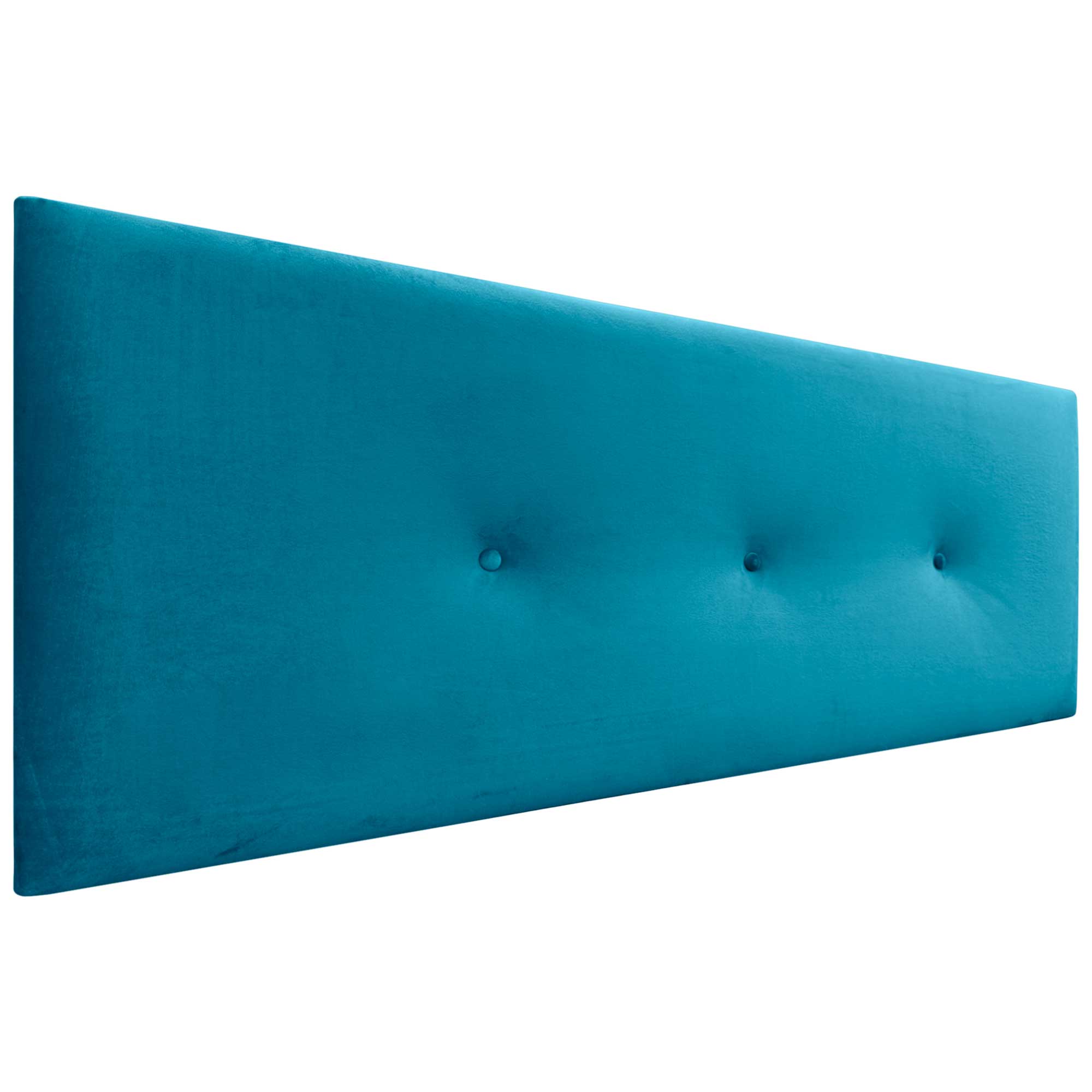Testiera Imbottita DHOME In Similpelle Blu Con Gambe – Letto 150/160 Cm, Tessuto AQUALINE Antimacchia E Antiacaro