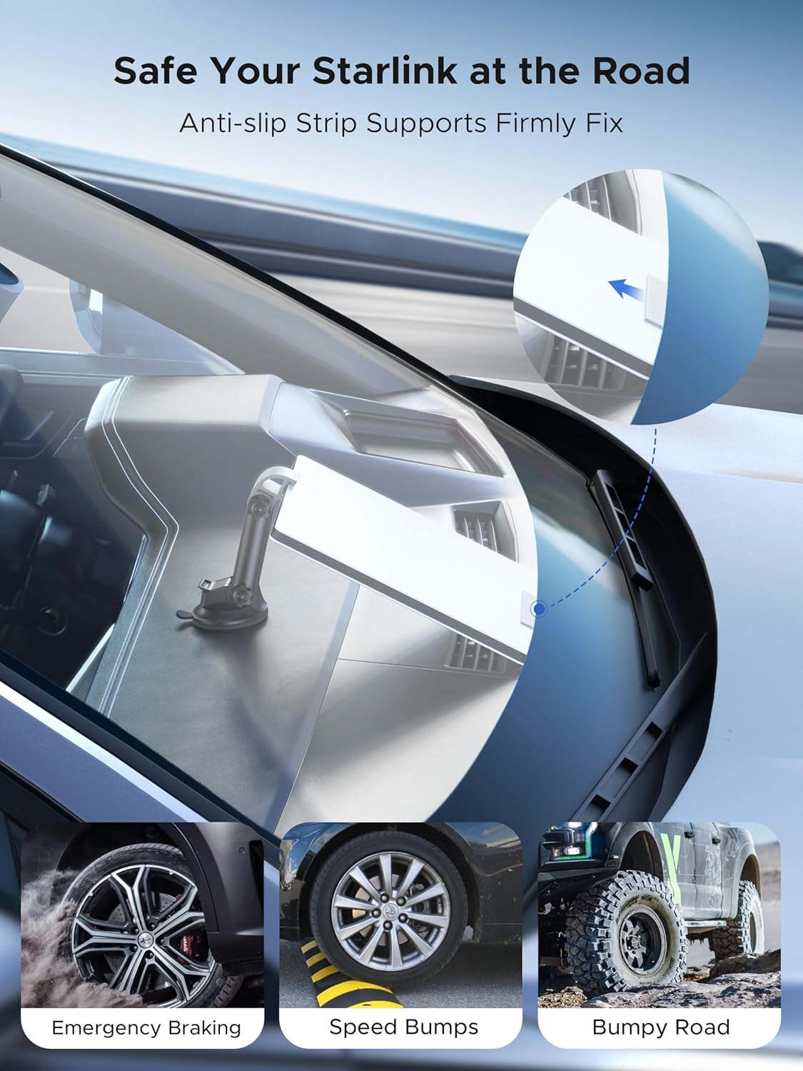 Supporto da cruscotto Starlink Mini, kit di montaggio per auto Starlink ...