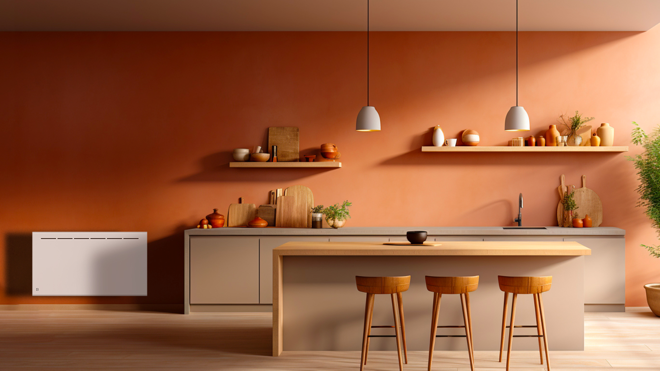 Elektryczny grzejnik Bestherm z suchą ceramiką 1500 W atlas - 2