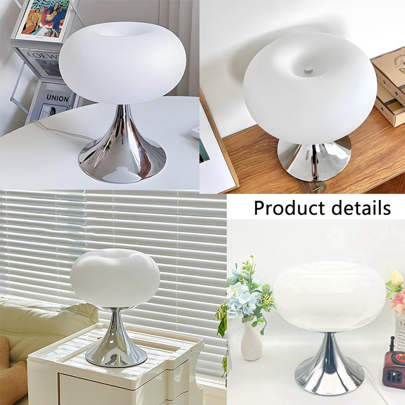 Lampe de chevet décorative pour chambre à coucher, lampe de table moderne avec interrupteur USB, lumière chaude, blanche, adaptée à la chambre - 3