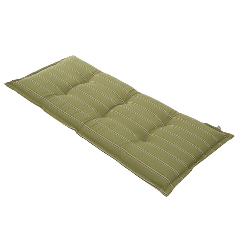 Poduszka na ławkę 120 cm zielony pasy PATIO