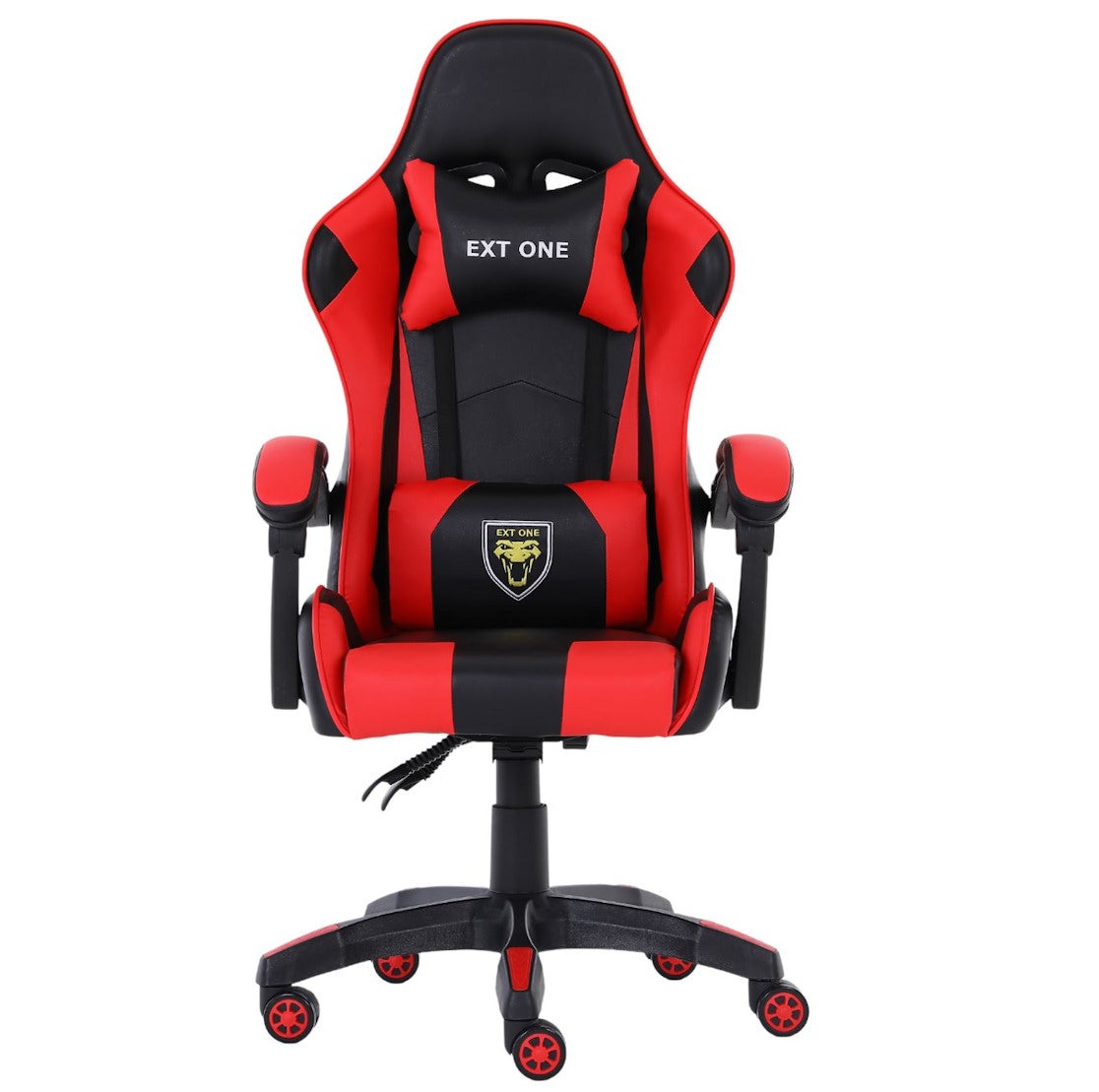 Fotel gamingowy młodzieżowy odchylany ekoskóra EXT ONE Red
