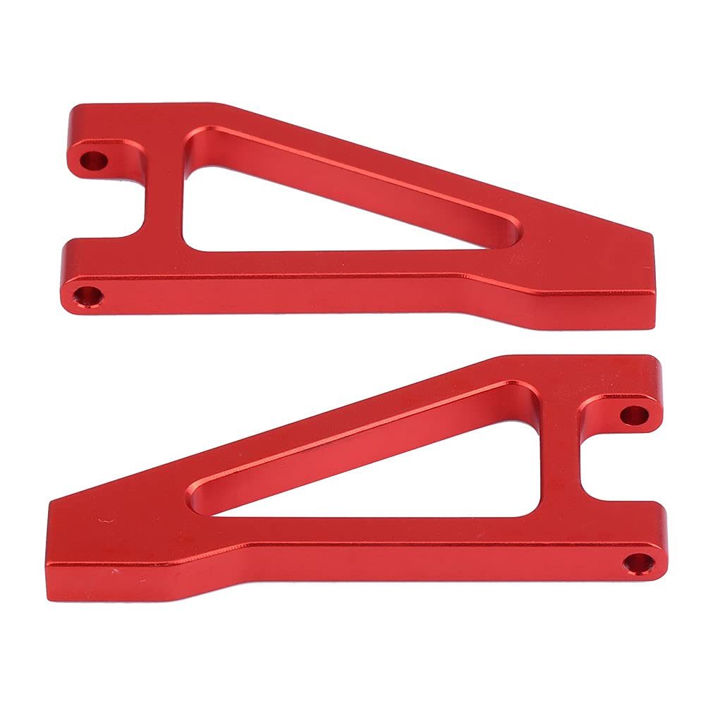Bras de suspension universel avant et arrière en alliage d'aluminium pour Slash 1/10 échelle RC accessoire de voiture, accessoire de pièce de modèle RC (SLA007R rouge Bras de suspension universel avant et arrière en alliage d'aluminium pour Slash 1/10 échelle RC accessoire de voiture, accessoire de pièce de modèle RC (SLA007R rouge