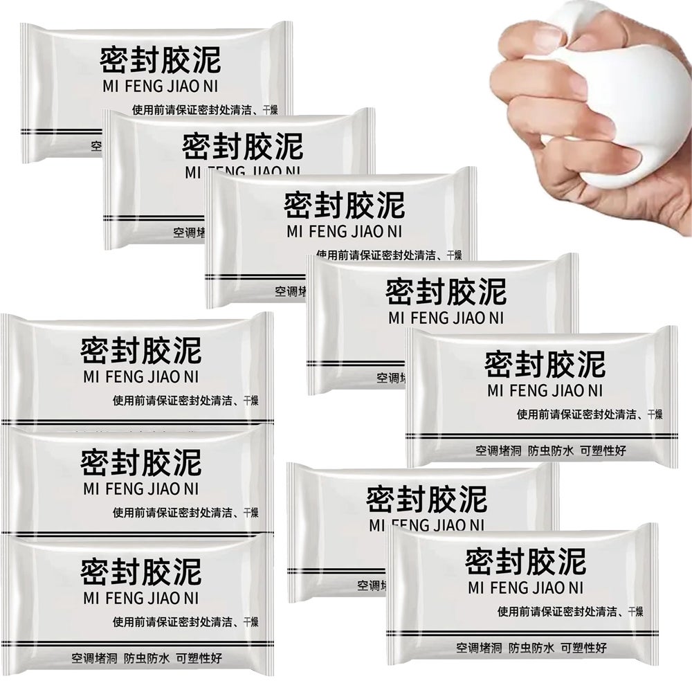 Lot De 7 Mastic D'étanchéité Blanc étanche Pour Réparation De