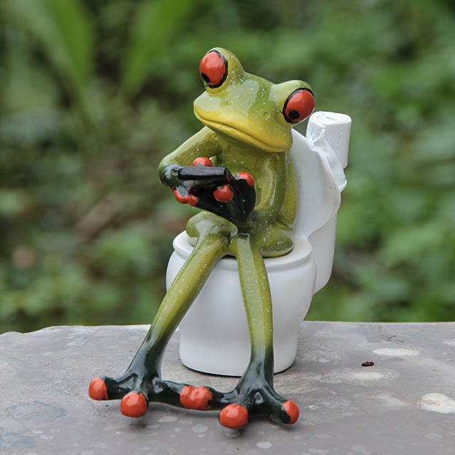 Figurine Grenouille En Laiton Doré 3,5cm | Déco Table Bureau Ou Jardin | Cadeau Original Thé Ou Zen