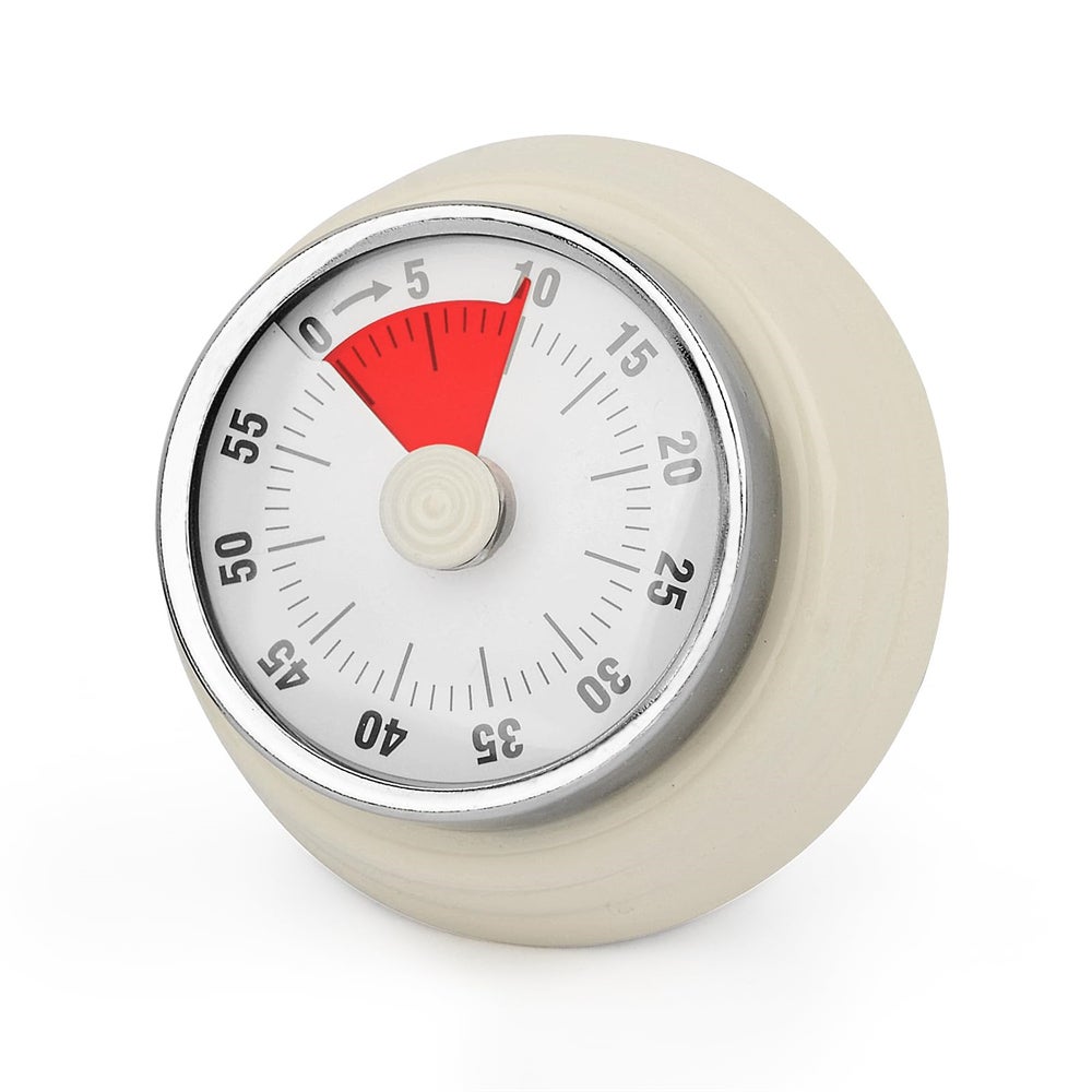 Timer Da Cucina A Forma Di Pomodoro, Meccanico 60 Minuti, Conto Alla Rovescia, Senza Batterie, 7.2x5.5 Cm, Rosso