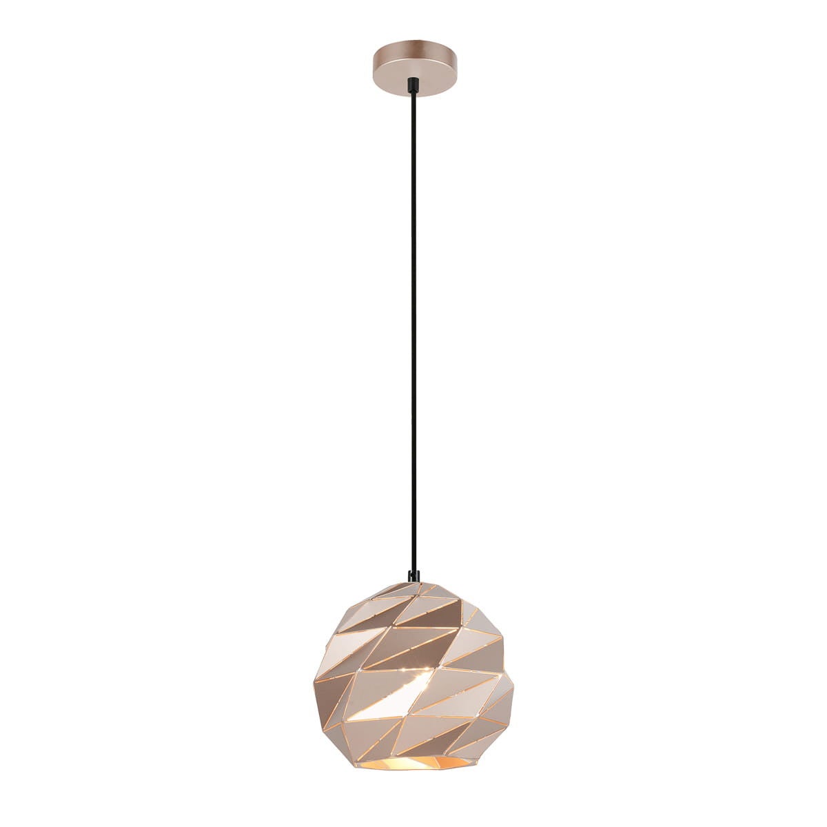 Lampa sufitowa wisząca Palermo złota 1xE27x40W nowoczesna wym: 90 x 21,5 x 21,5 cm metal Italux