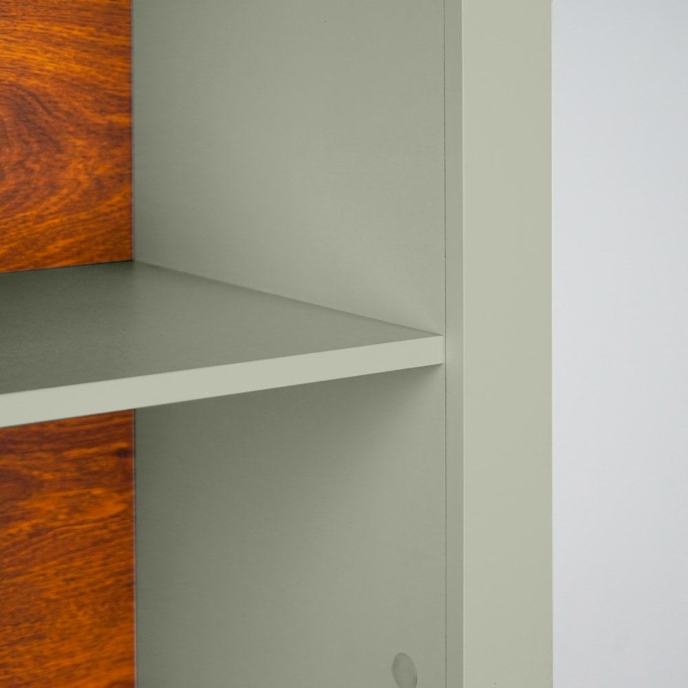 Bibliothèque pour Séjour Vert H. 198 x l. 90 x P. 36 cm - 4