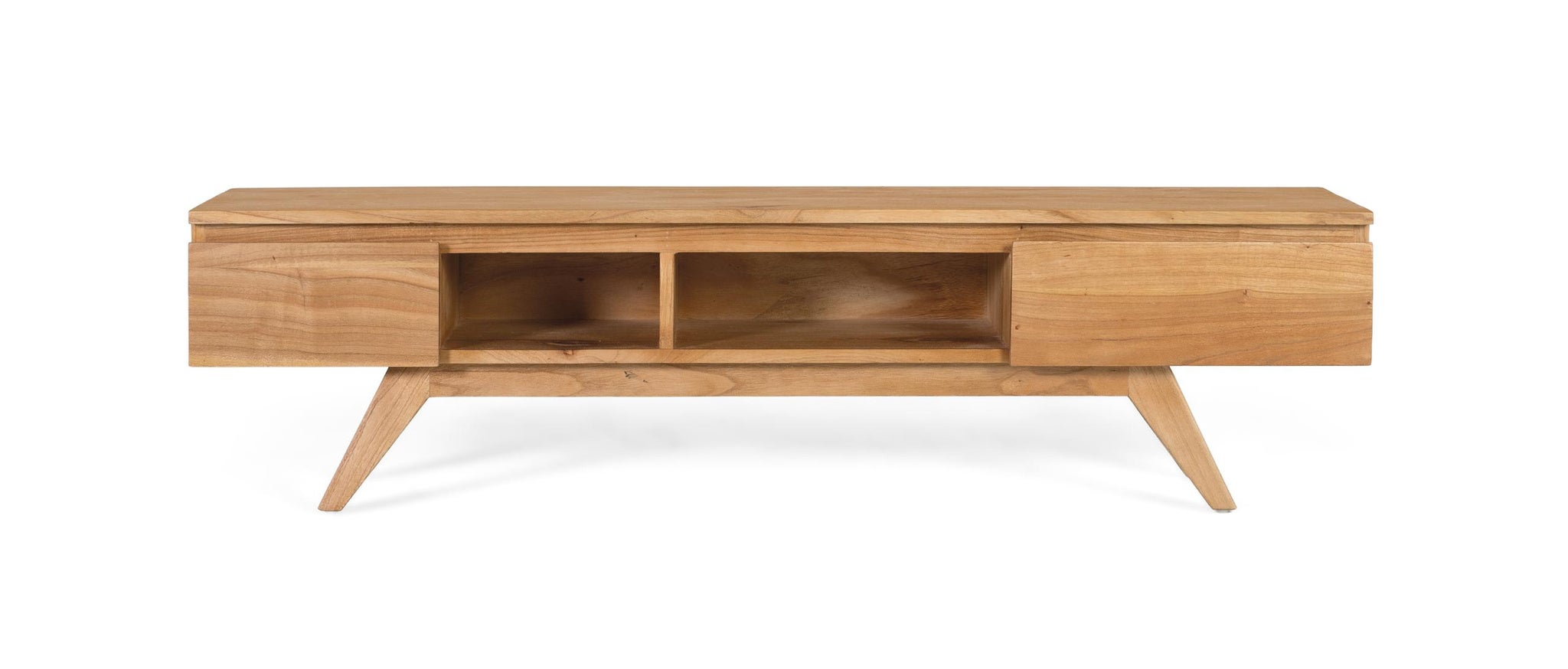 Szafka RTV Mindi Wood 150 cm w stylu nordyckim - 40x150x35 GYC