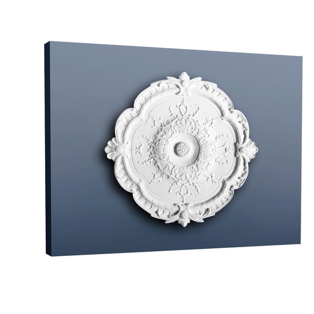 Rosace Décoration de plafond Elément de stuc Orac Decor R31 LUXXUS Elément décoratif classique blanc