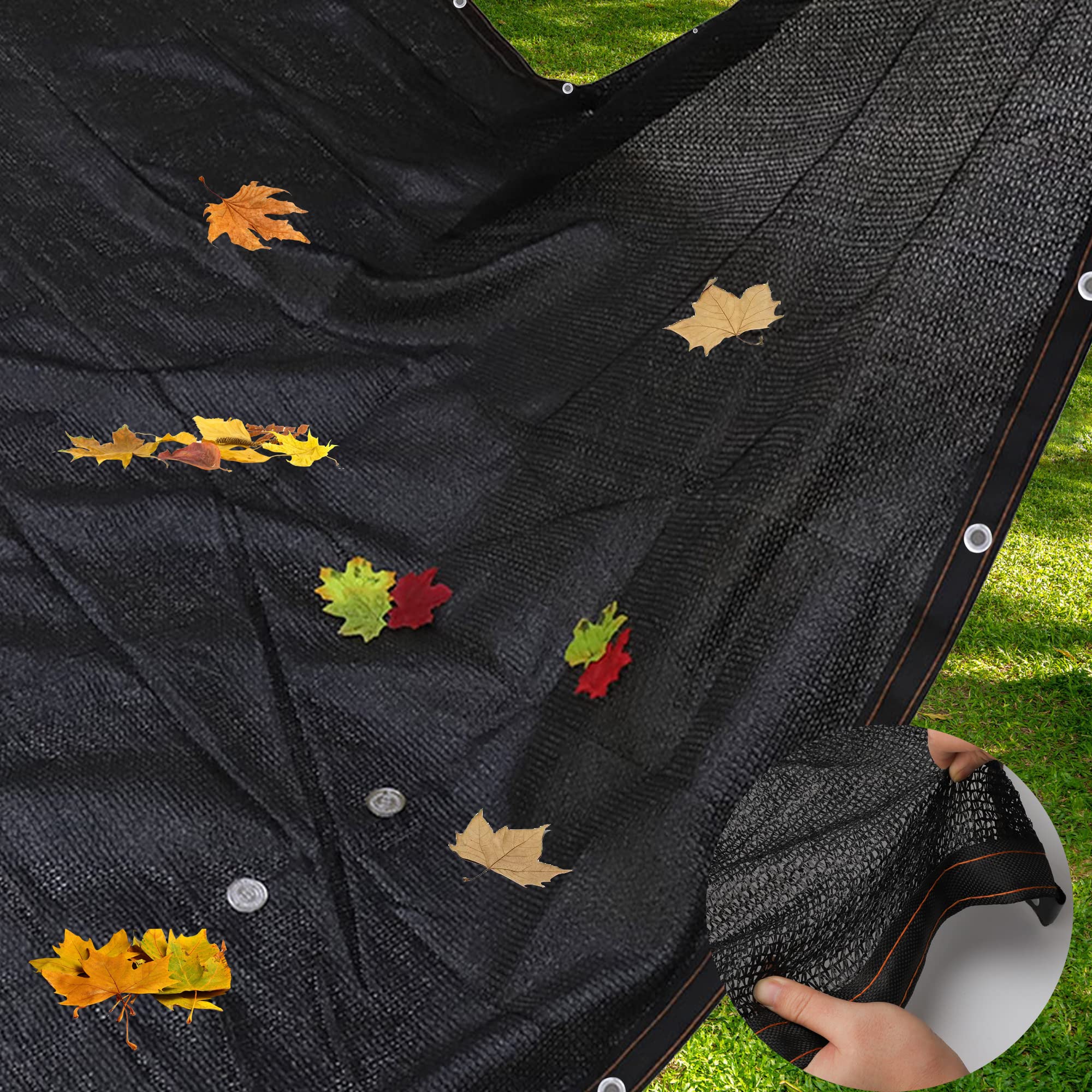 7,8m Couverture Filet Feuille Piscine - Filet Anti Feuilles