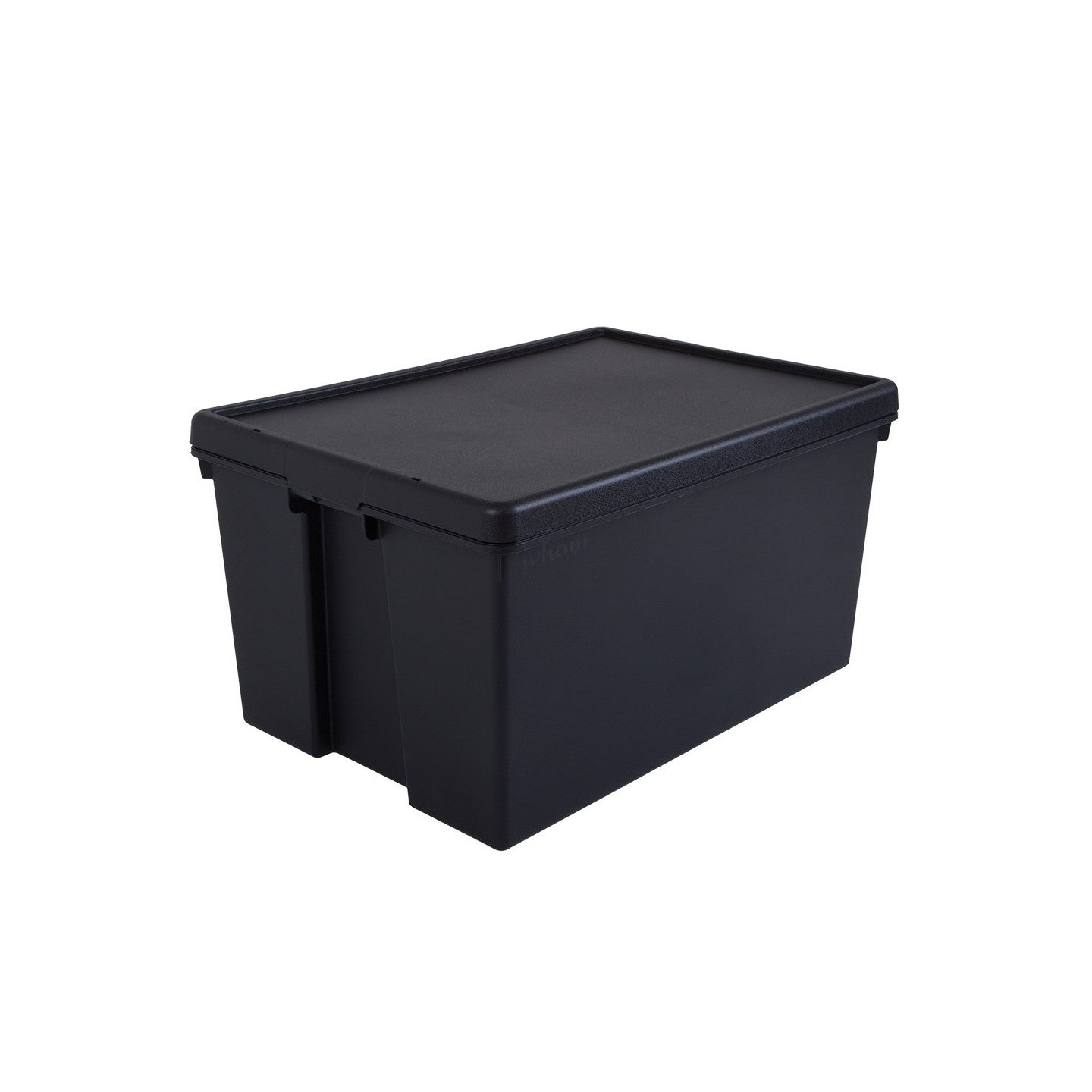 Caja de plástico negra 49 x 68,5 x 37 cm 96l