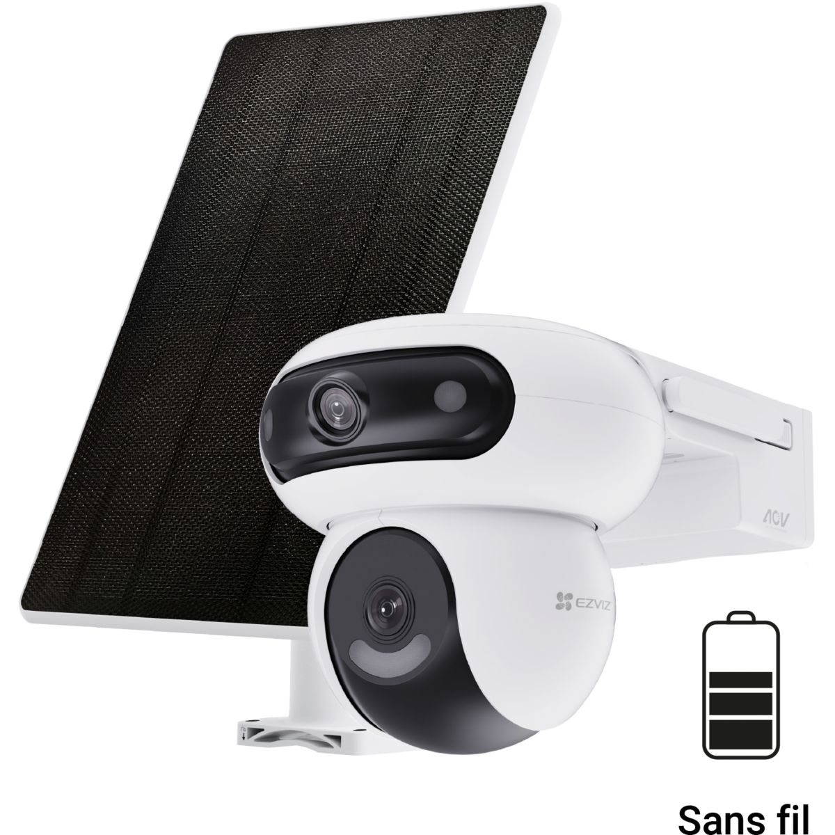 Zmotoryzowana kamera akumulatorowa HB90 Dual 2K+; panel słoneczny Ezviz o mocy 8 W