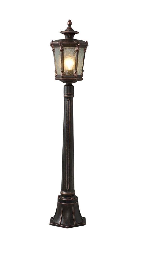 Lampa ogrodowa stojąca Amur miedziana 1xE27x60W IP44 wym: 115 x 21 x 21 cm aluminium Nowodvorski Lighting