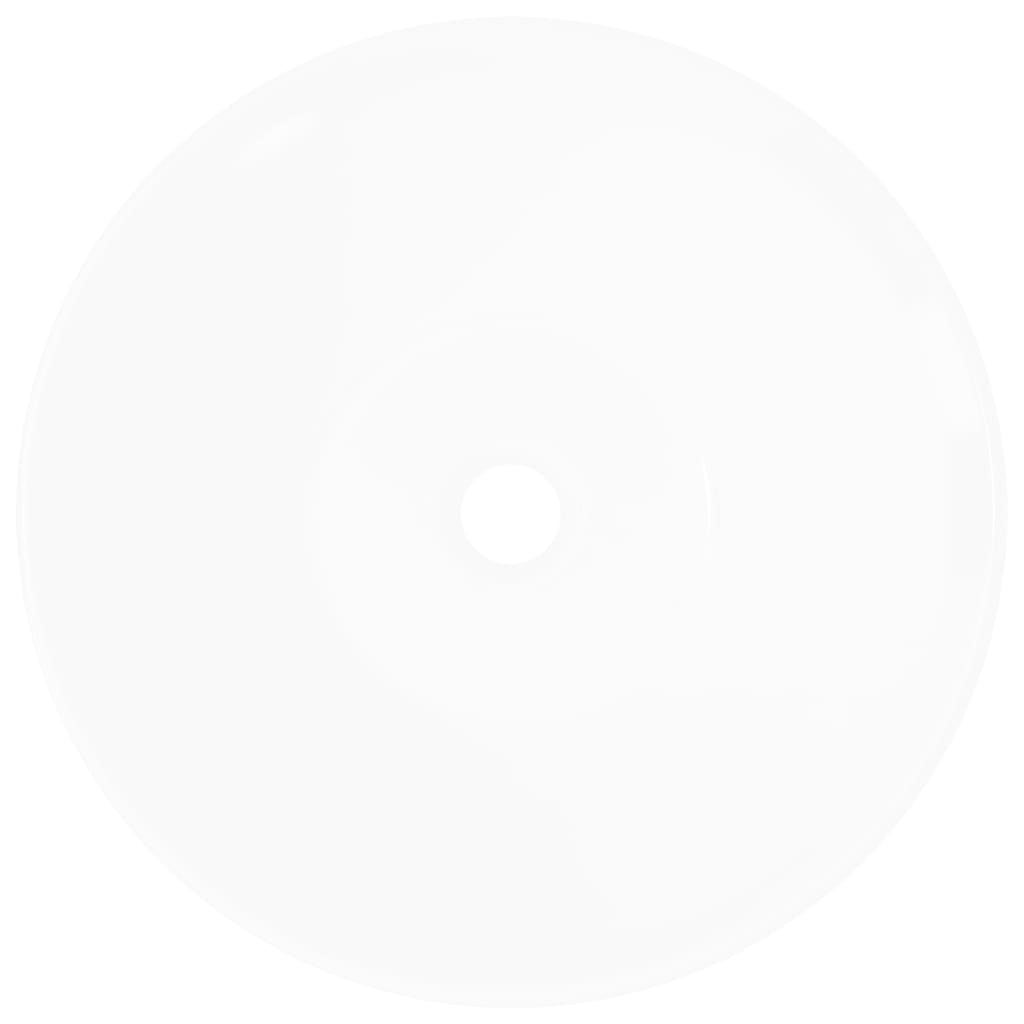 Lavabo da bagno diametro 42 cm in porcellana bianca 02_0002494 - 2