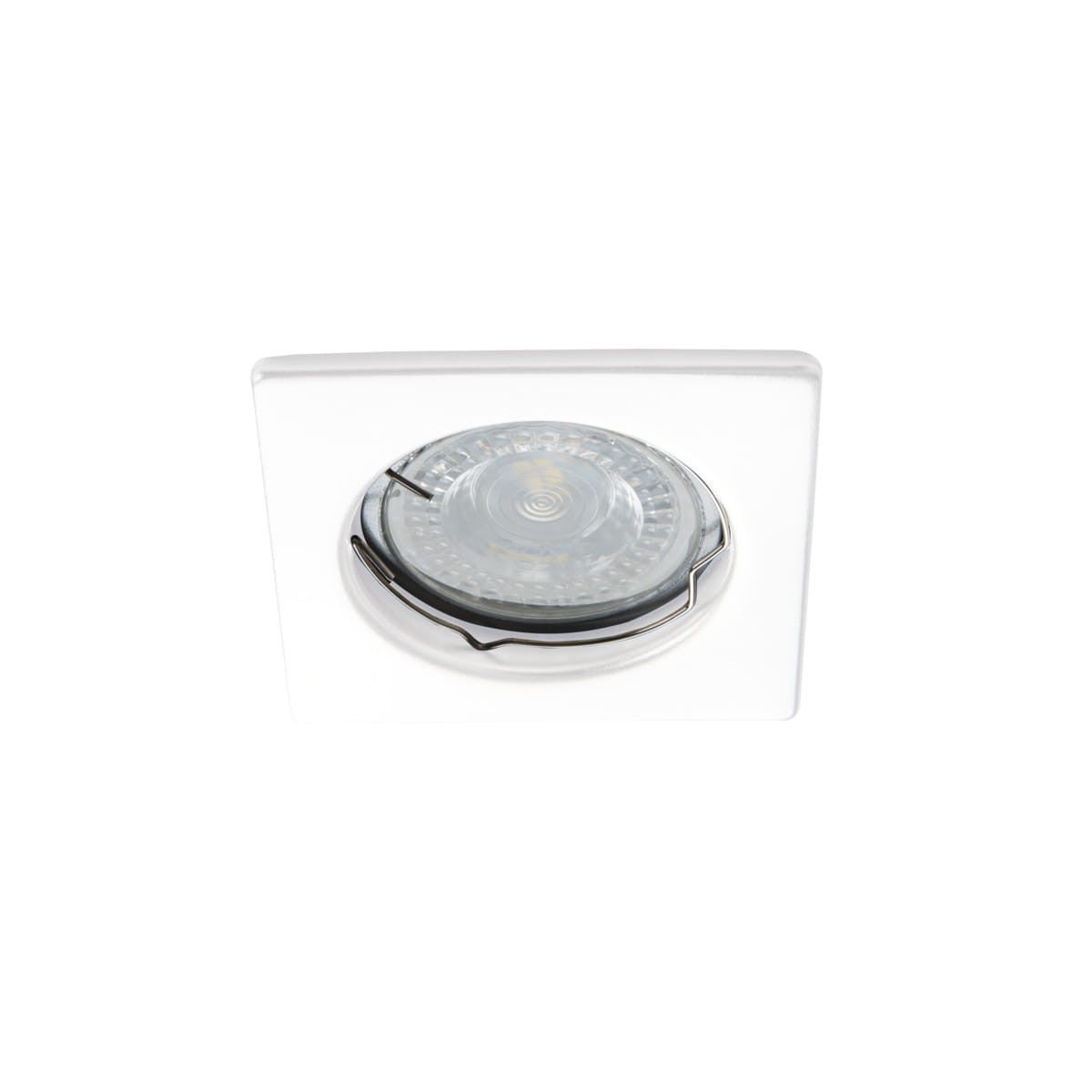 Oprawa sufitowa wpuszczana Alor biała 1xGX5.3 / GU10x35W kwadratowa IP20 wym: 8 x 8 cm metal Kanlux