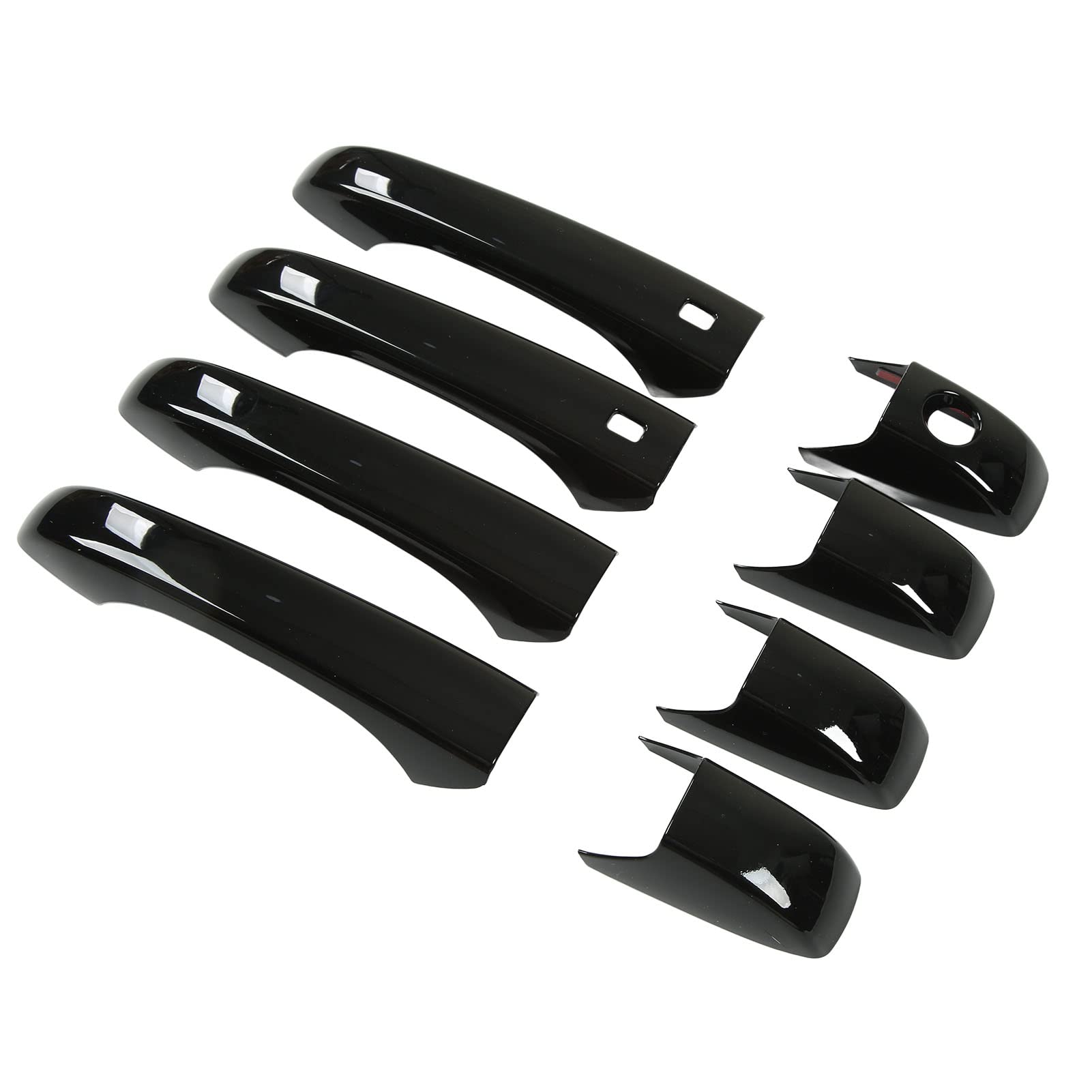 Cubierta De Manija De Puerta Fibra Carbono Para BMW Serie 3 F30 F35 2013-2018 - Autoadhesiva, Brillo