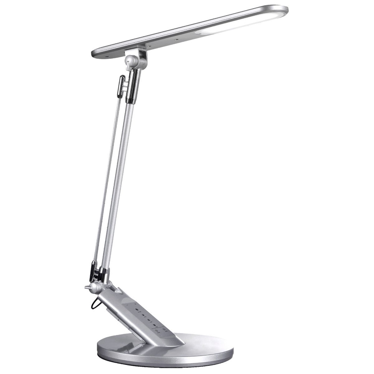 Lampa biurkowa LED srebrna 3000K-6000K OPTIMUM 324986 Polux