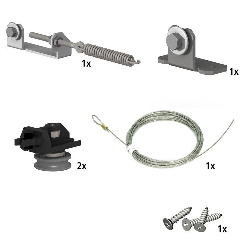 Kit de synchronisation pour 2 portes coulissantes pour SLID'UP 160 - 170 - 2