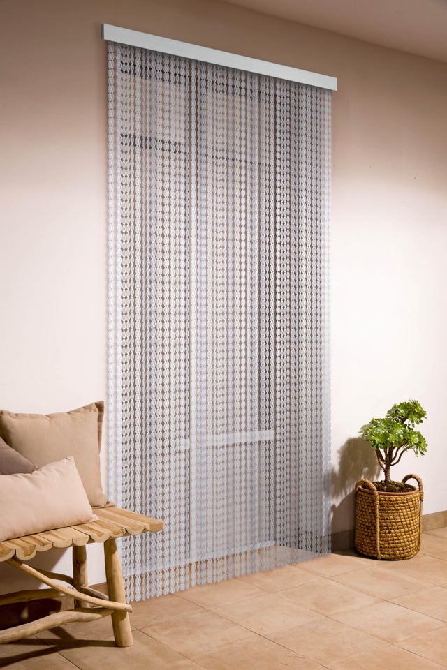 Rideau de porte en PVC Enna transparent 120 x 210 cm