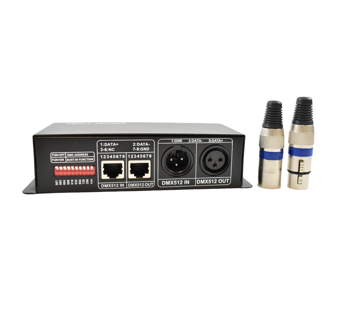 Décodeur DMX512 12-24V DC-6A/canal-5 canaux-Ecran OLED - SK-D5 Décodeur DMX512 12-24V DC-6A/canal-5 canaux-Ecran OLED - SK-D5
