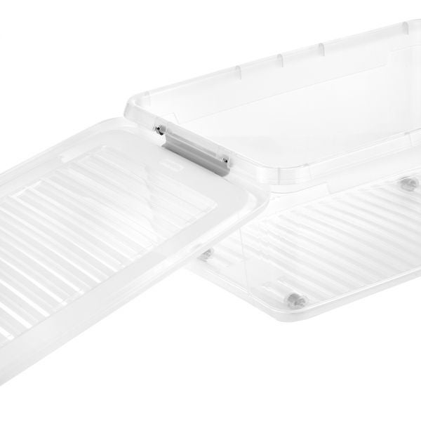 Boite avec couvercle clips et roulettes 37 ou 56 litres - 37 Litres - 3