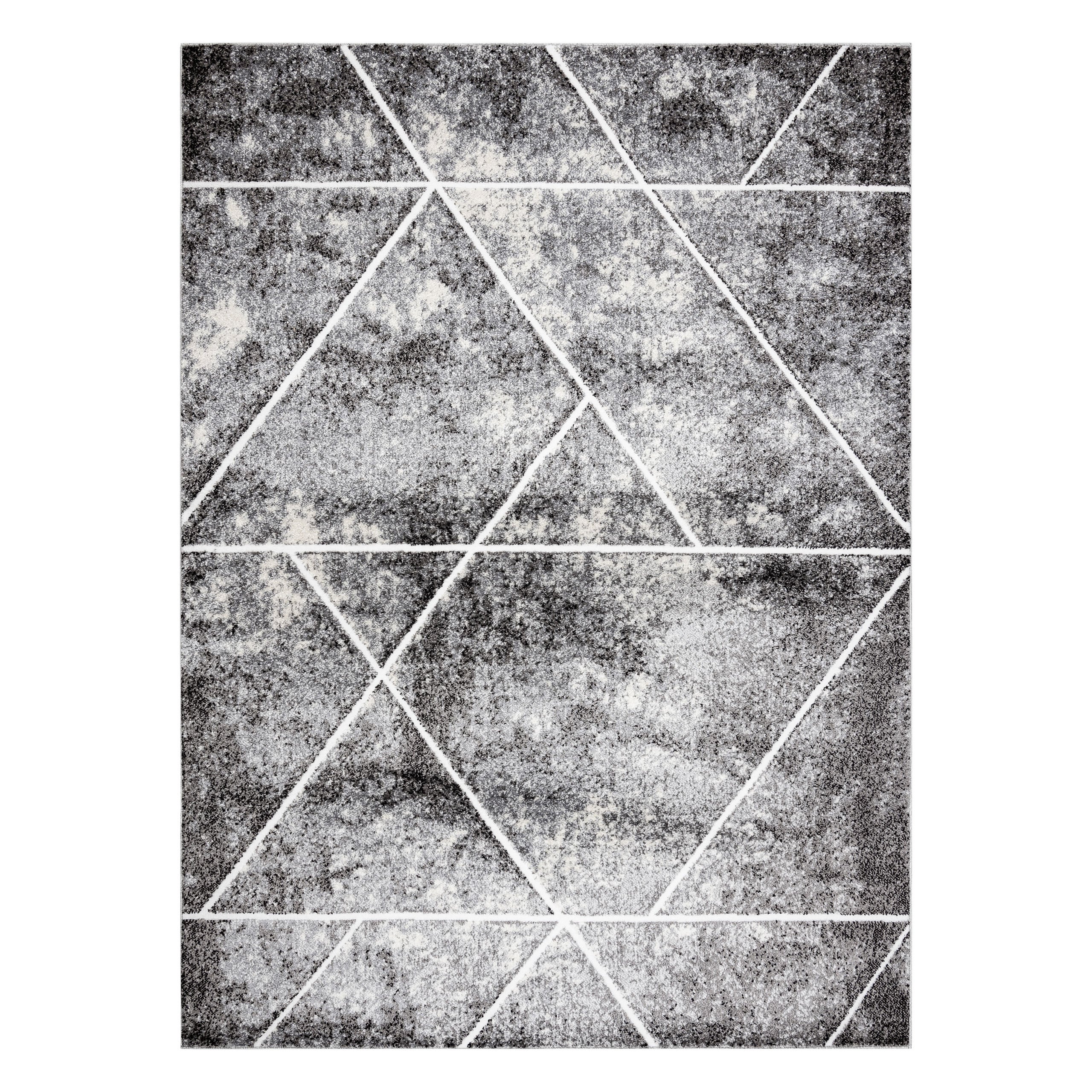 Dywan MATEO 8031/644 Nowoczesny, geometryczny, trójkąty - strukturalny szary 120x170 cm - 3