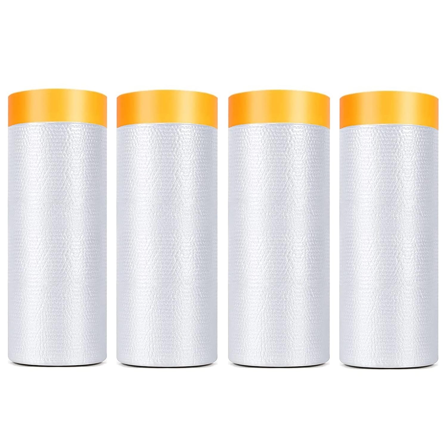 Folia plastikowa w rolkach o wymiarach 150 cm x 20 m, wstępnie klejona, do malowania, zabezpieczania samochodów i sprzętu AGD