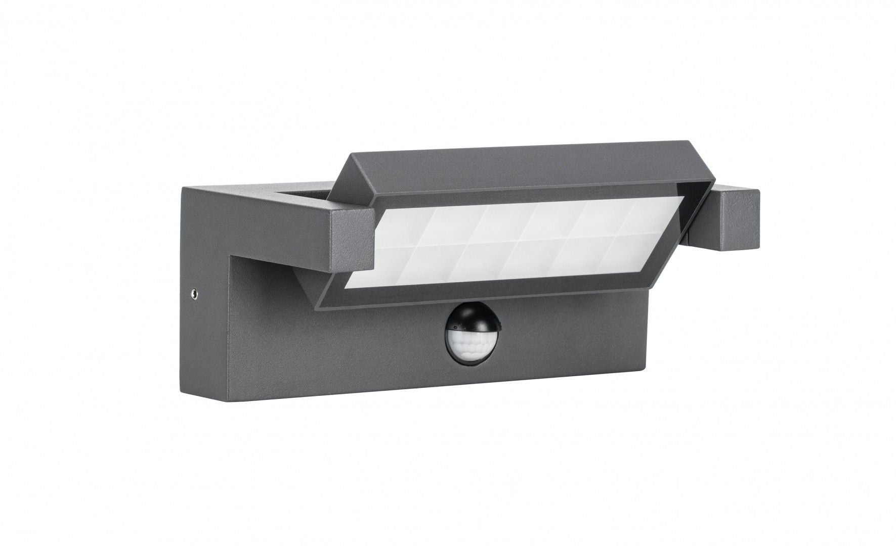 Naświetlacz LED z czujnikiem ruchu ciemnoszary LED 21W 4000K 1710lm IP65 wym: 8 x 20 x 10,8 cm aluminium SU-MA