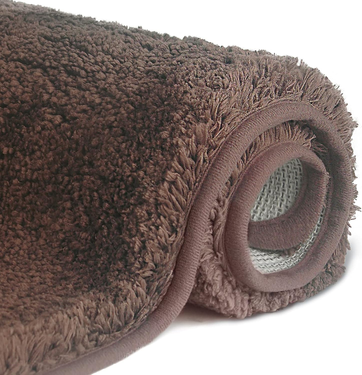 Mata łazienkowa z mikrofibry antypoślizgowa, z długim włosiem, nadająca się do prania w pralce, z miękką i chłonną mikrofibrą do wanny, prysznica i ł